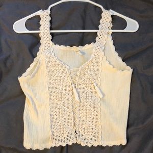 Balkan white vintage tank top
